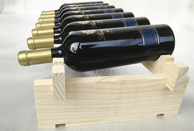 Fine Natural Pine Wood Stackable Wine Racks